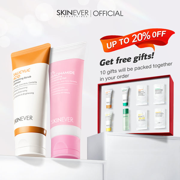 [Dual Exfoliation Radiance Set] Salicylic Refreshing Scrub Cleanser 75ml &amp; 3%Niacinamide Exfoliating Whitening Gel 55ml 