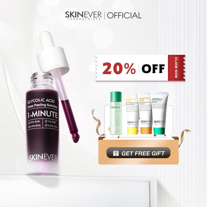 Glycolic Acid Exfoliating Essence Luxure Gifts Set - SKINEVER - 
