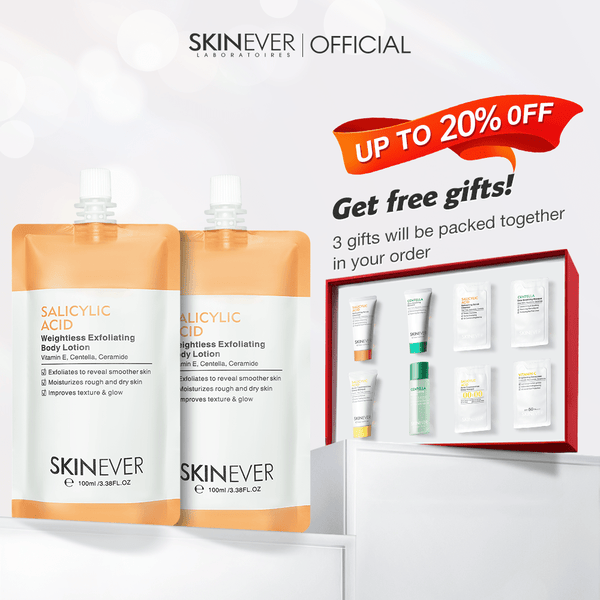 Salicylic Acid Exfoliating Body Lotion Cleanses The Skin Moisturizing Skin Care - SKINEVER - 