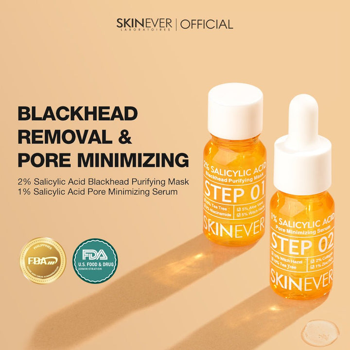 SKINEVER Salicylic Acid Blackhead Purifying & Pore Minimizing Set - SKINEVER - 