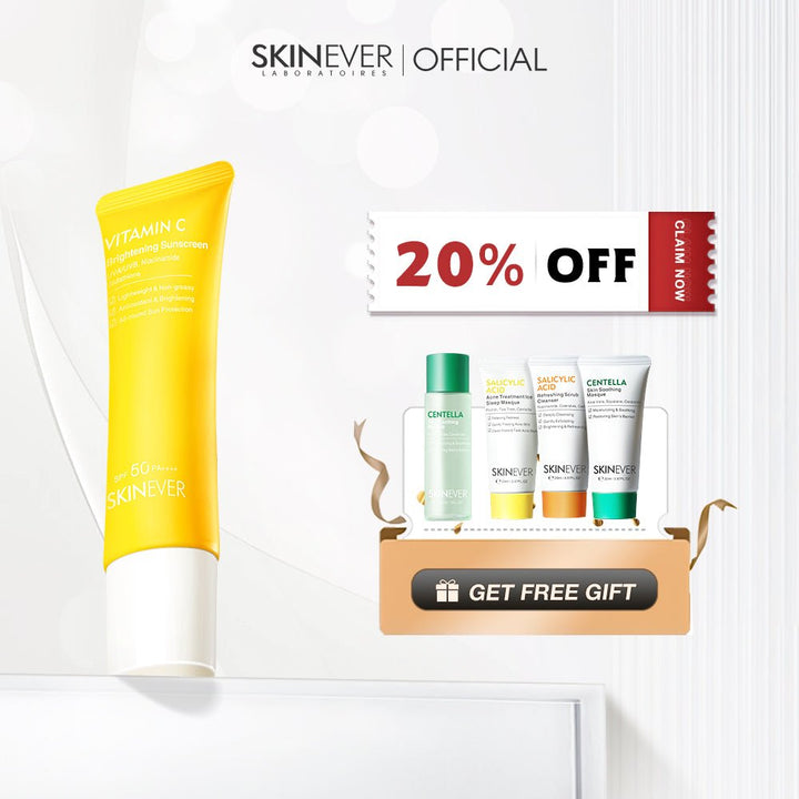 Vitamin C Brightening Sunscreen Luxury Gifts Set - SKINEVER - 