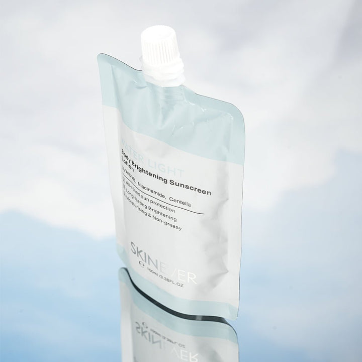Water Light Body brightening Sunscreen Lotion & Glycolic Acid Exfoliating Essence - SKINEVER - 