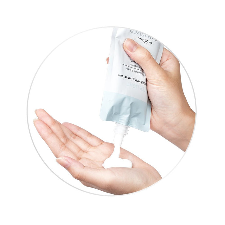 Water Light Body brightening Sunscreen Lotion & Glycolic Acid Exfoliating Essence - SKINEVER - 